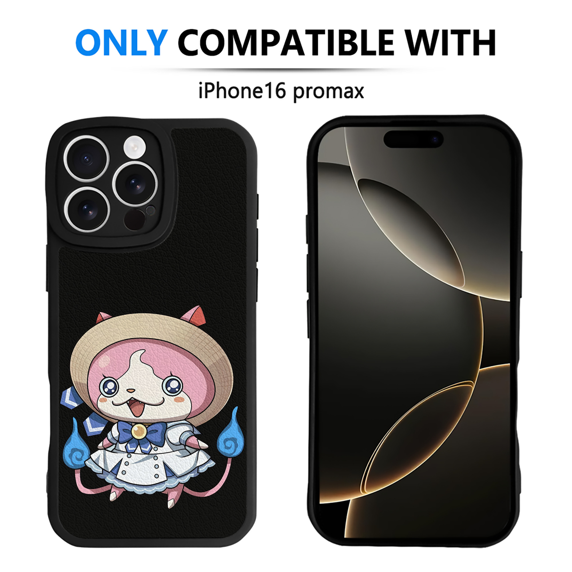 （画像用） 妖怪ウォッチ Yo-kai Watch 【iPhone 16シリーズ対応】シリコンスマホケース（レザー調） 材質：シリコン